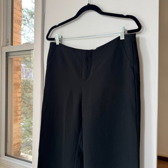 Reformation Vida Low Rise Pants in Pitch Black 8 - Picture 10 of 11